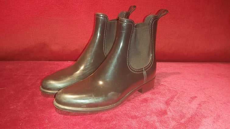 Sztyblety Kalosze Damskie Czarne. Rozmiar 37 !