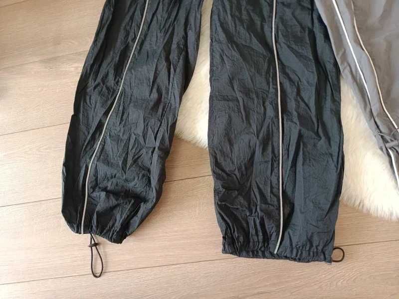 2x spodnie kreszowe ortalionowe XS-M
