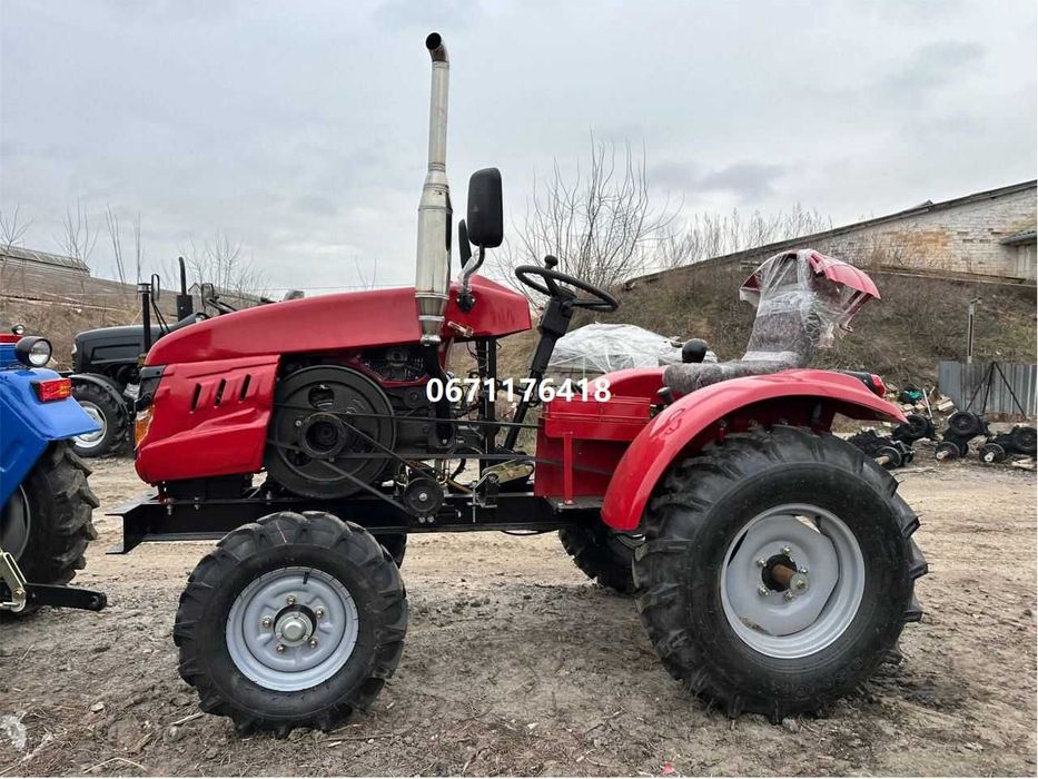 Мототрактор KENTAVR 200В Посилена Рама Фреза+плуг Кентавр доставка