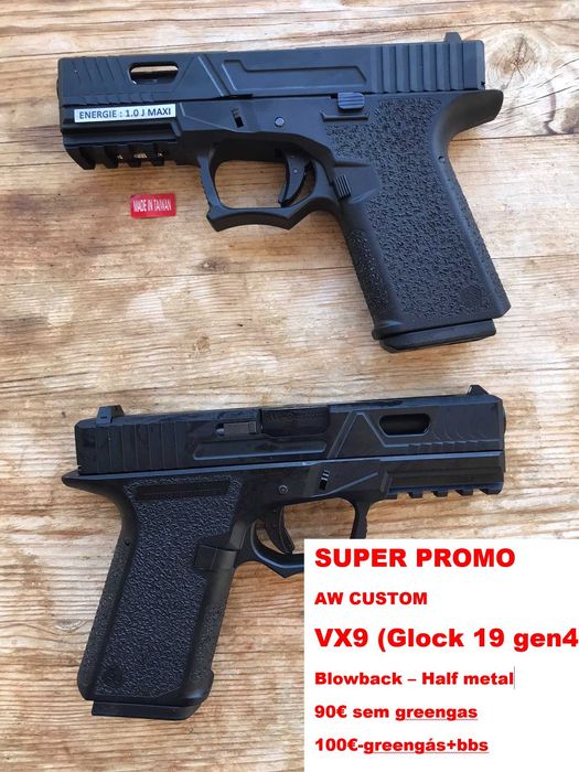 Pistola Airsoft Greengás SIG P226X5-Strike Warrior Tokyo Marui AW CUSTOM VX9 NOVAS