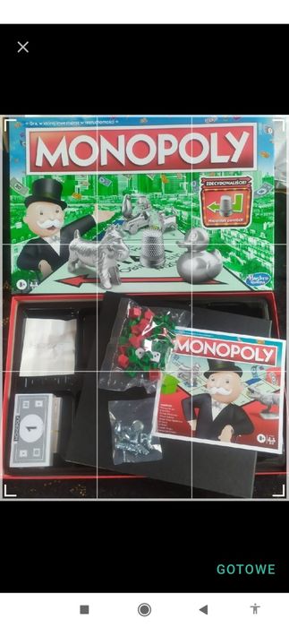 Oryginalna Gra Monopoly Classic + Naparstek