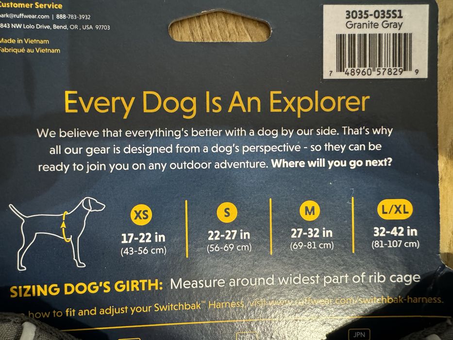 Ruffwear switchbak plecako - szelki dla psa