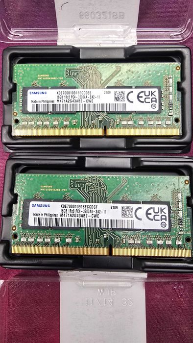 RAM DDR4 32Gb 2x16 So-Dimm 3200 Samsung