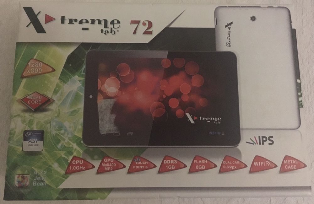 Tablet de 7 polegadas Xtreme com avaria liga mas nao arranca