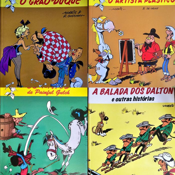 Livros de Banda desenhada LUCKY LUKE e B.D. MICHEL VAILLANT autosport