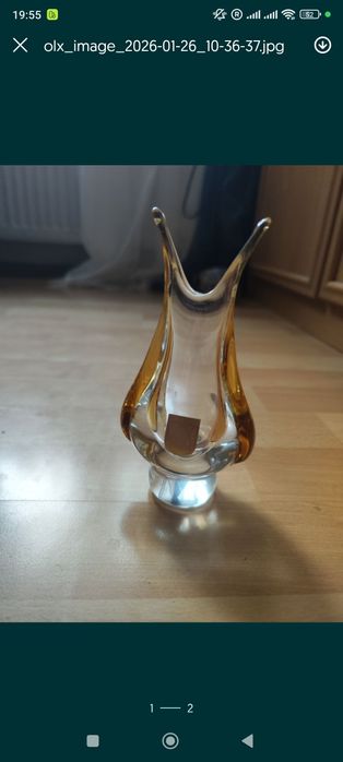 Чаша из богемского стекла