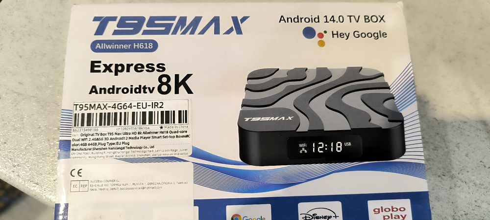 Multimedialne urządzenie T95MAX Android TV BOX T
