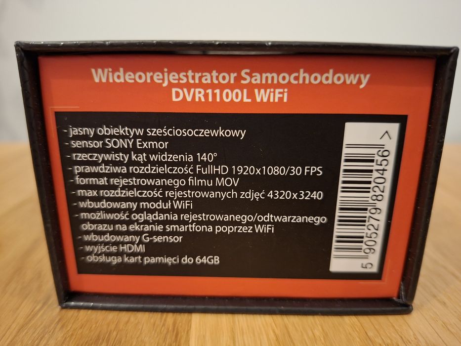 Kamerka samochodowa Wideorejestrator  samochodowy DVR1100L WiFi  Smart GPS