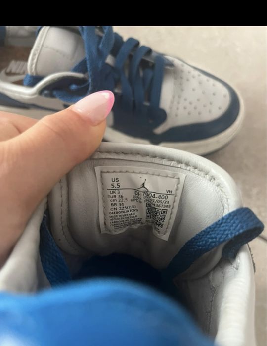 Nike Air Jordan 1 Elevate Low 36 Niebieskie super stan