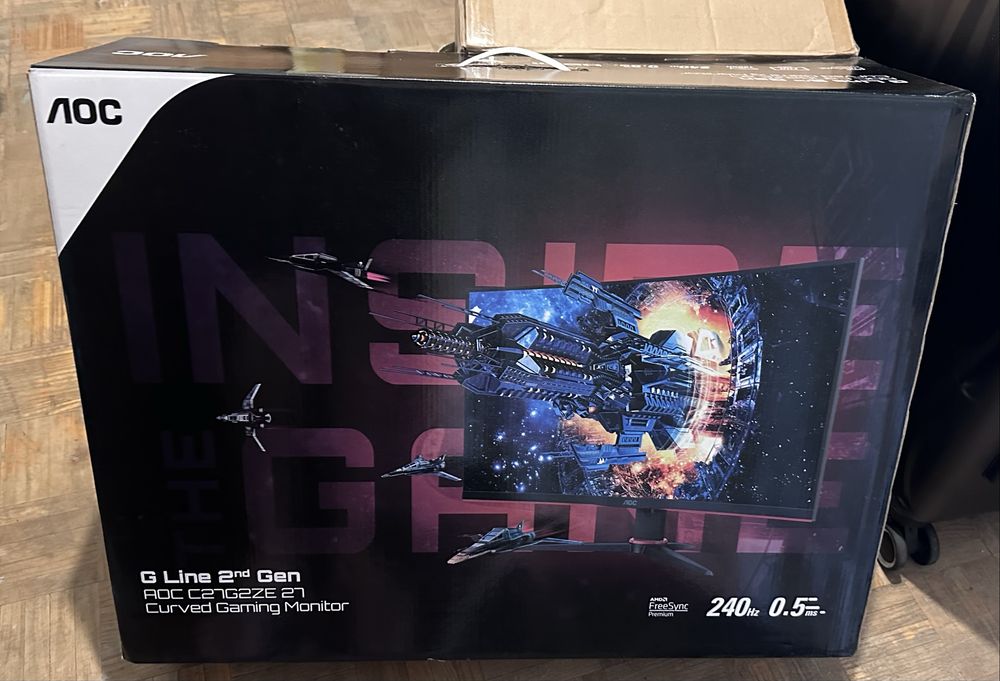 Monitor Gaming 240hz Curvo AOC C27G2ZE