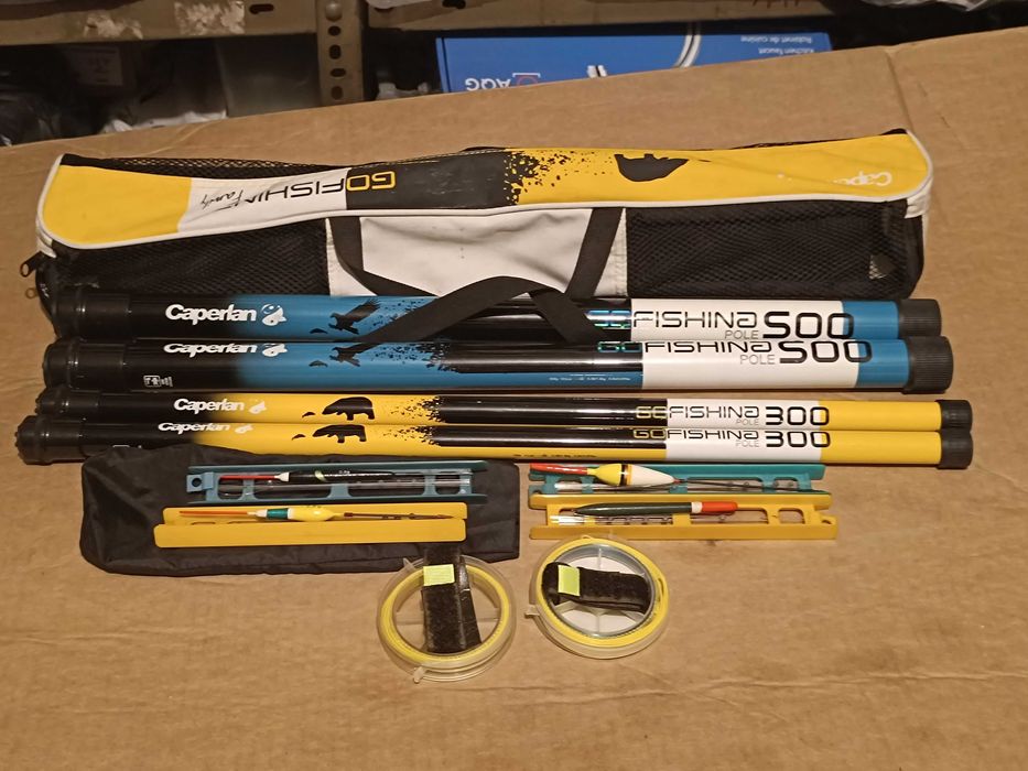 Conjunto de pesca da Caperlan Go Fishing Family