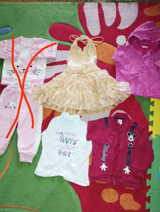 Набір одягу для дівчинка, пакет одежди,лот вещей