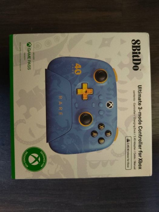 Геймпад 8BitDo Ultimate 3 Rare 40th Anniversary Edition джойтик контролер для Xbox Windows PC iOS Android док-станція