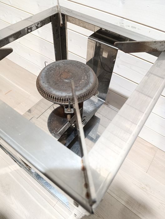 Taboret gazowy jednopalnikowy -stal nierdzewna 5-12KW.
