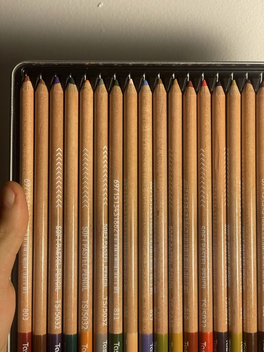 Pastele w kredkach soft pastels