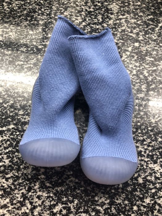 Meias com silicone para bebe com mais de um ano