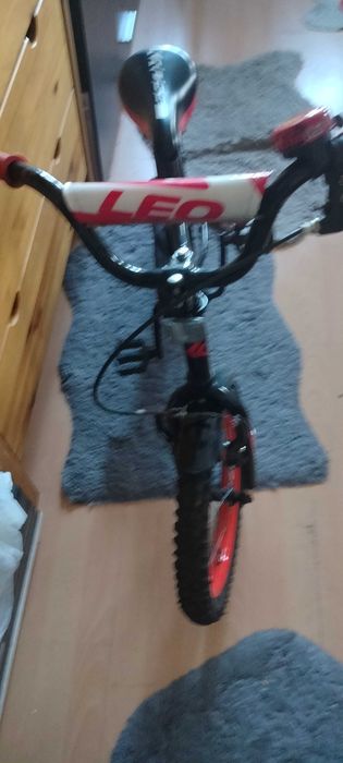 Rower dziecięcy czarny połysk Kross Leo 16"