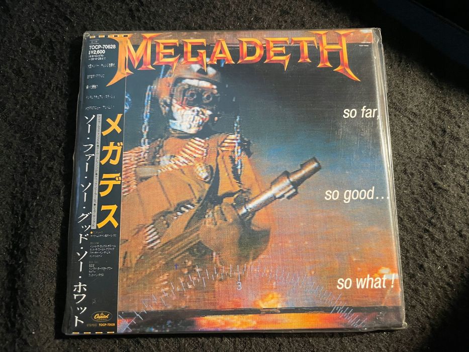 Megadeth – So Far, So Good...So What! wydanie Japan TOCP-70628 OBI