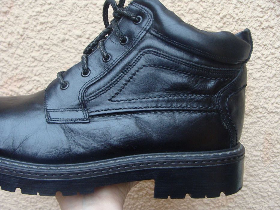 46/29.5 см Cincinnati ботинки черные кожаные зимние меховые