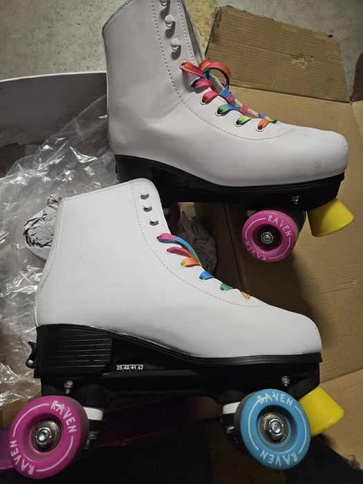 Wrotki Raven regulowane Iris White  39-42