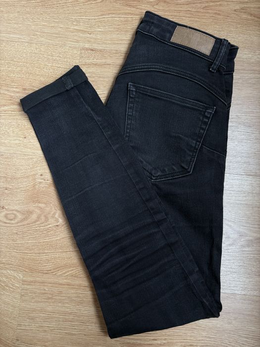 Calças skinny push-up pretas Pull&Bear