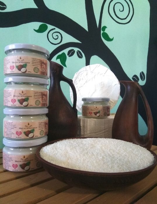 Кокосова олія/Кокосовое масло 100% бочковий віджим під замовлення