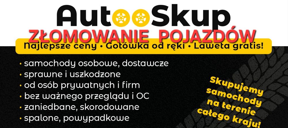 Skup Aut Kasacja Pojazdów Złomowanie Aut Skup Samochodów Auto Skup 24h