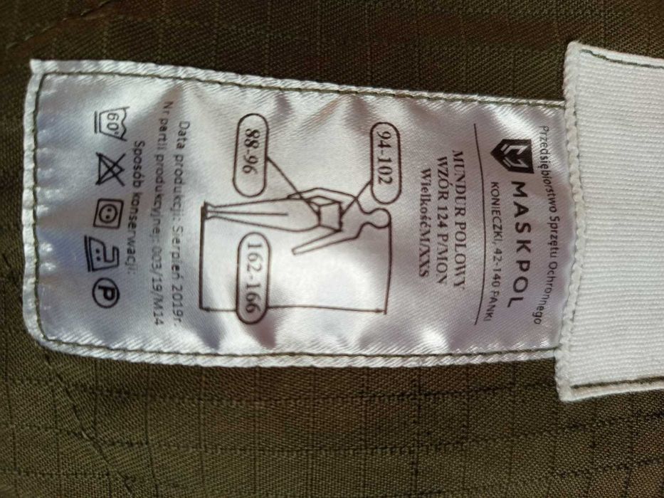 Mundur wojskowy MON 124P