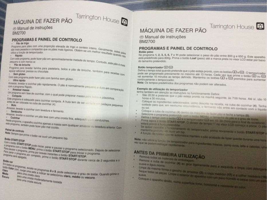 Maquina de fazer pao