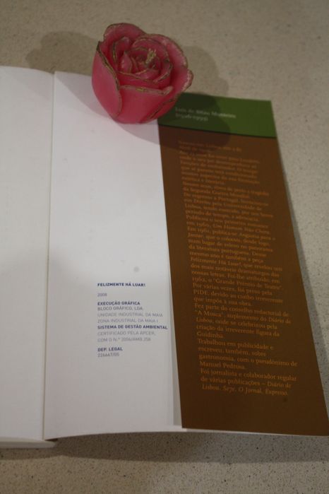 Livro "Felizmente há luar"