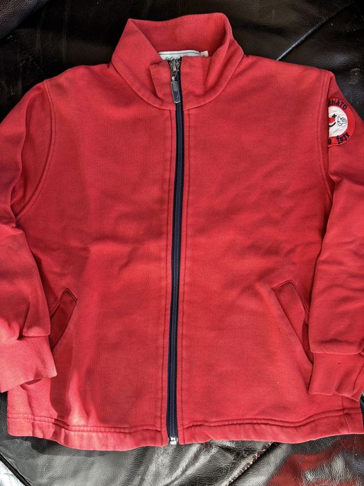 Casaco vermelho algodão Externato Arco Íris