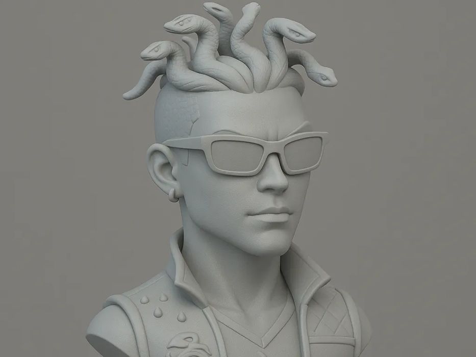 Busto Deuce Gorgon Monster High