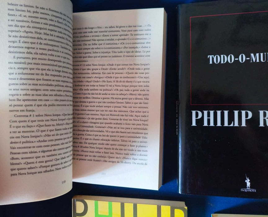 Lote Philip Roth - 5 Livros Coleção Grandes Romances (Dom Quixote)