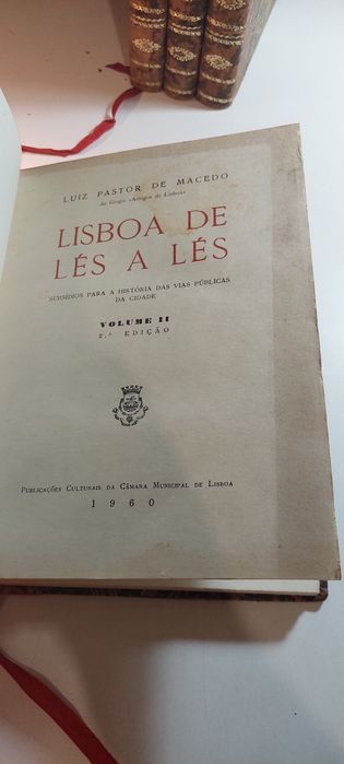 Lisboa de Lés-a-Lés - Luiz Pastor de Macedo (5 Volumes)
