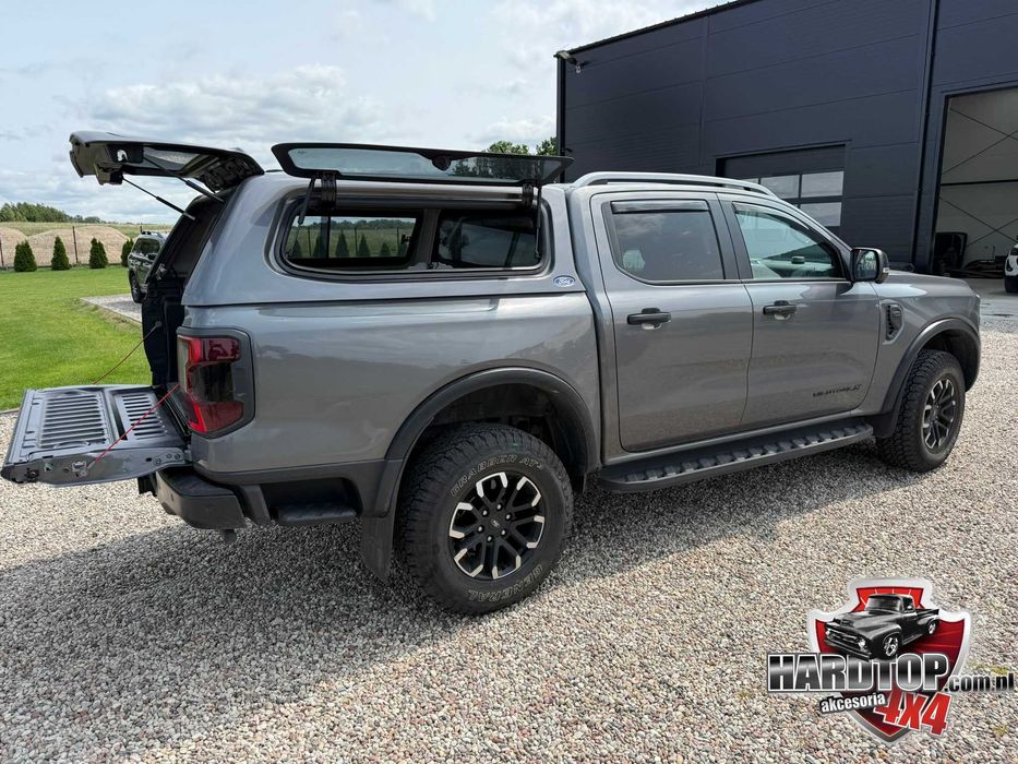 Zabudowa  Hardtop Ford Ranger 2023+ szyby przesuwne/podnoszone