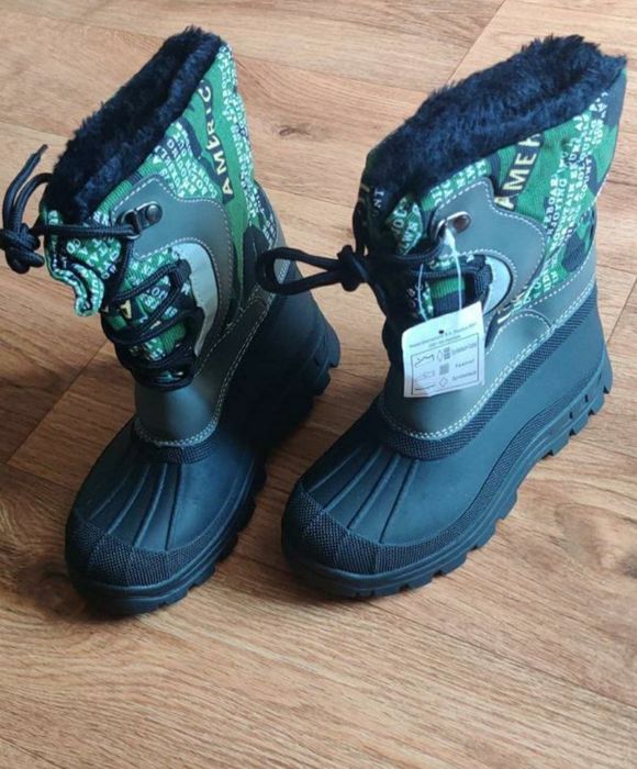 32, 34. Snowboots jongens, зимові сапожки дитячі, взуття для дітей