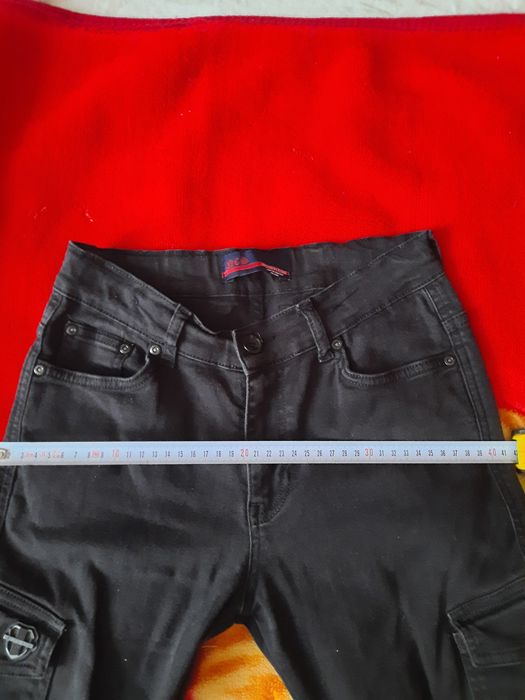 Чорні джинси-джогери на хлопчика розмір 152