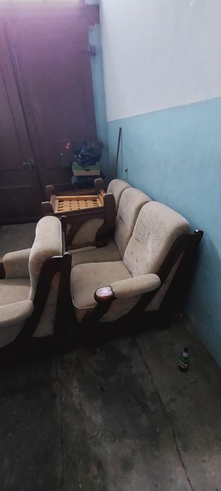 Wypoczynek Holenderski sofa i dwa fotele