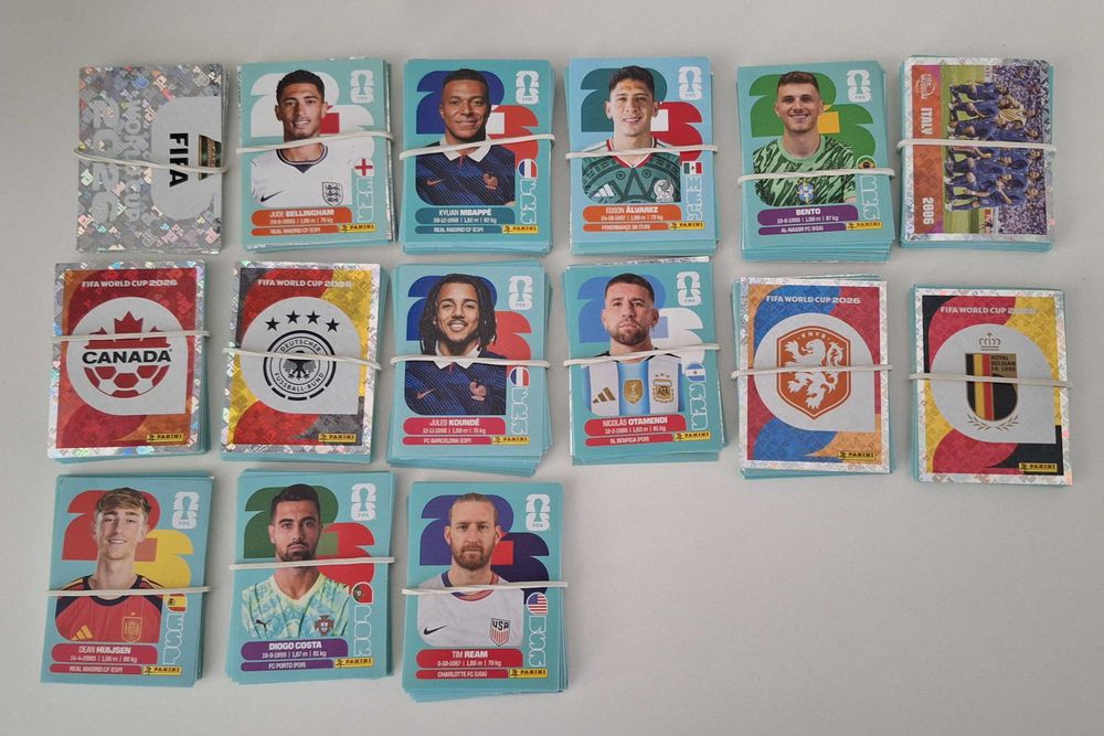 Naklejki Panini, rezerwacja dla Pani Emilii
