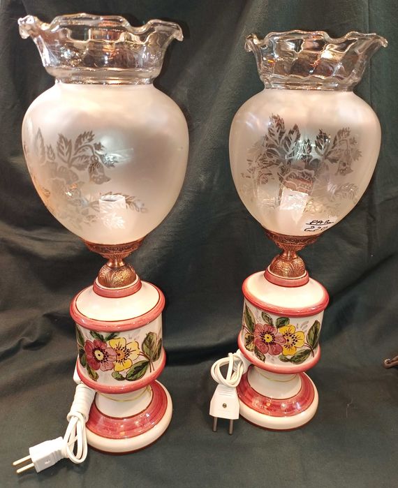 2 Pares Candeeiros Mesa