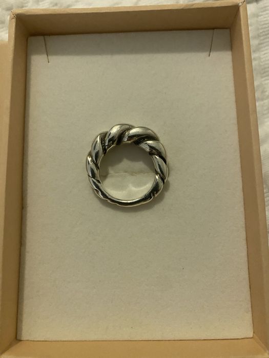Anelão Oursins, novo, prata 925