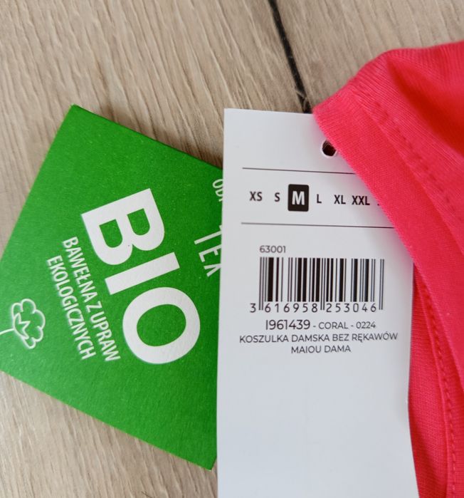 Nowy bawełniany top TEX m