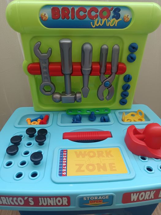 Bancada de Ferramentas Bricco's Junior + Kit Extra Oferta (Como Nova)