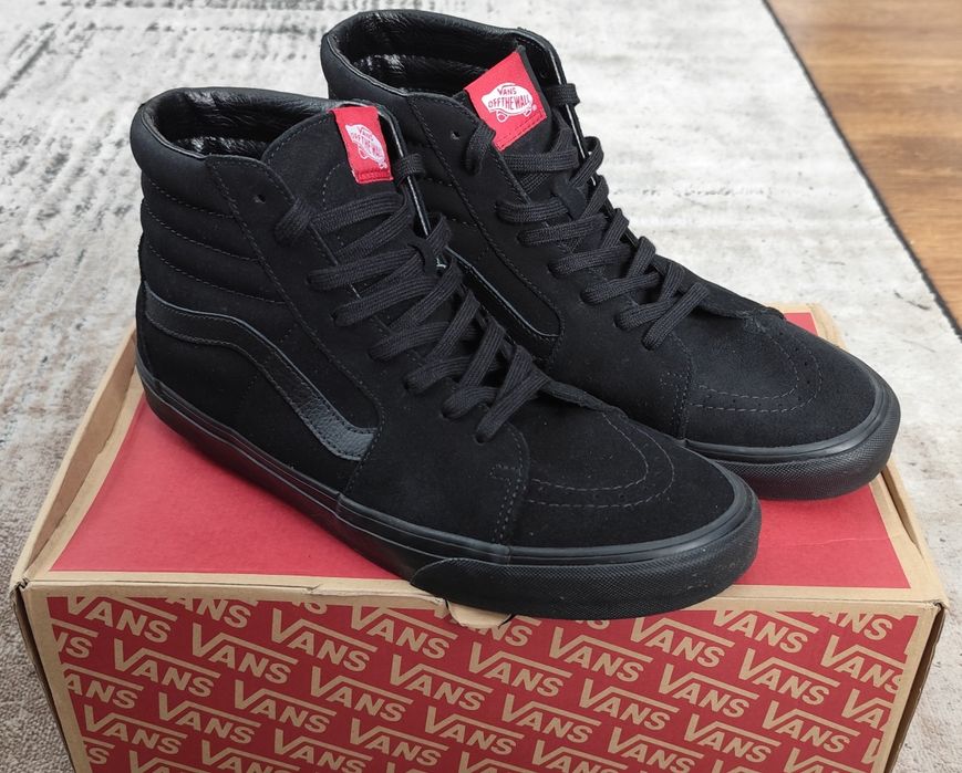 Buty tenisówki Vans Sk8 Hi VN000D5IBKA Black 45 29.5 cm