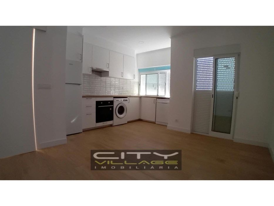 Apartamento T1+1 com Quintal e Churrasqueira Zona Baixa da Banheira
