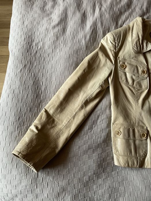 Жіноча куртка з натуральної шкіри, розмір XL, Італія