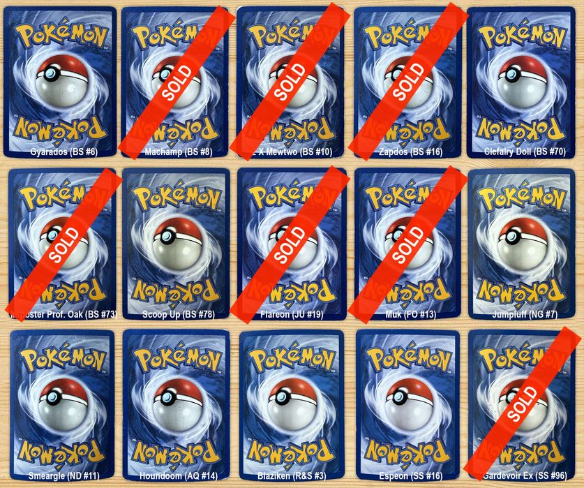 Pokémon TGCG | Singles Collection (18 Pack/ Individual)