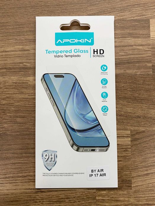 Película de vidro temperado para iPhone 17 / 17 Air/ 17 Pro/17 Pro Max
