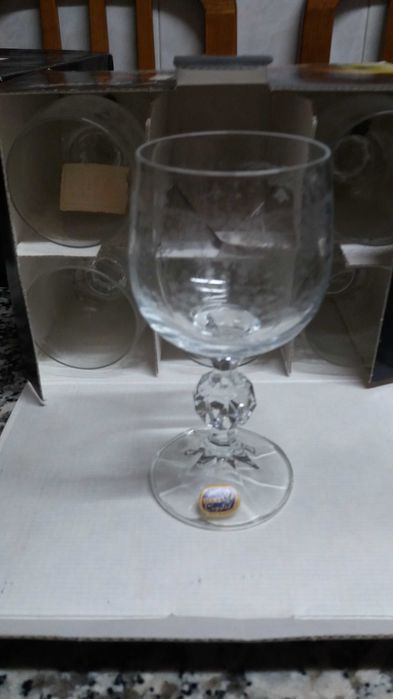 Copos de Cristal qualidade Bohemia origem República Checa