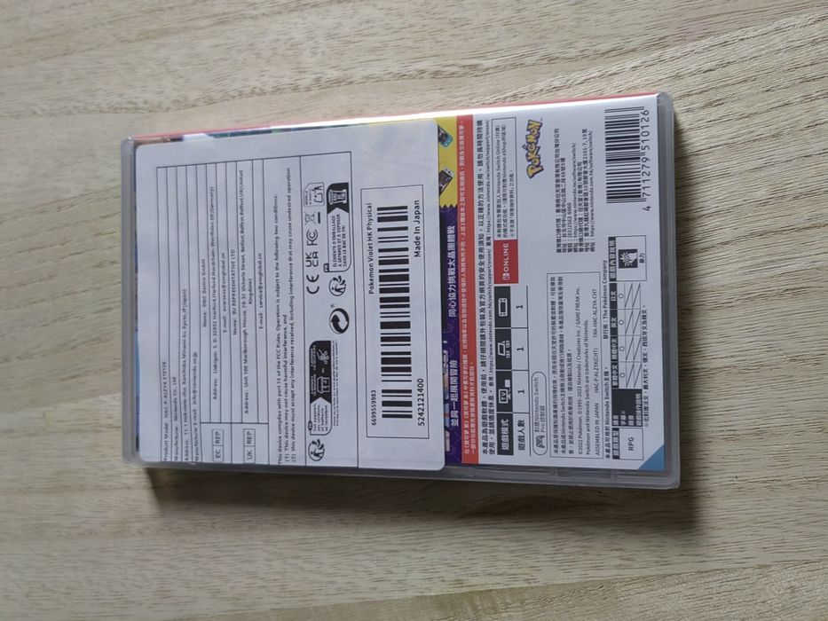 Pokemon Violet Switch Gra Nowa